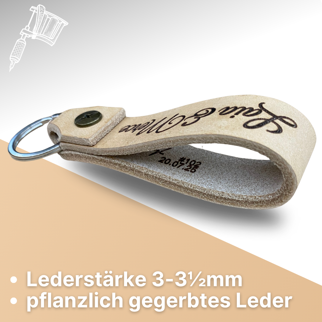 Leder-Schlüsselanhänger
